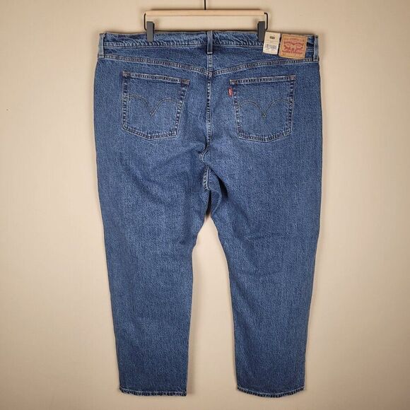 Levi's 501 Original Fit Jeans Worn In Indigo Medium Wash Blue Size 24W M NEW - Picture 5 of 14